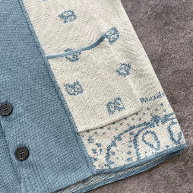 RHUDE BABY BLUE SHIRT (HK 1:1 2026 SS QUALITY)