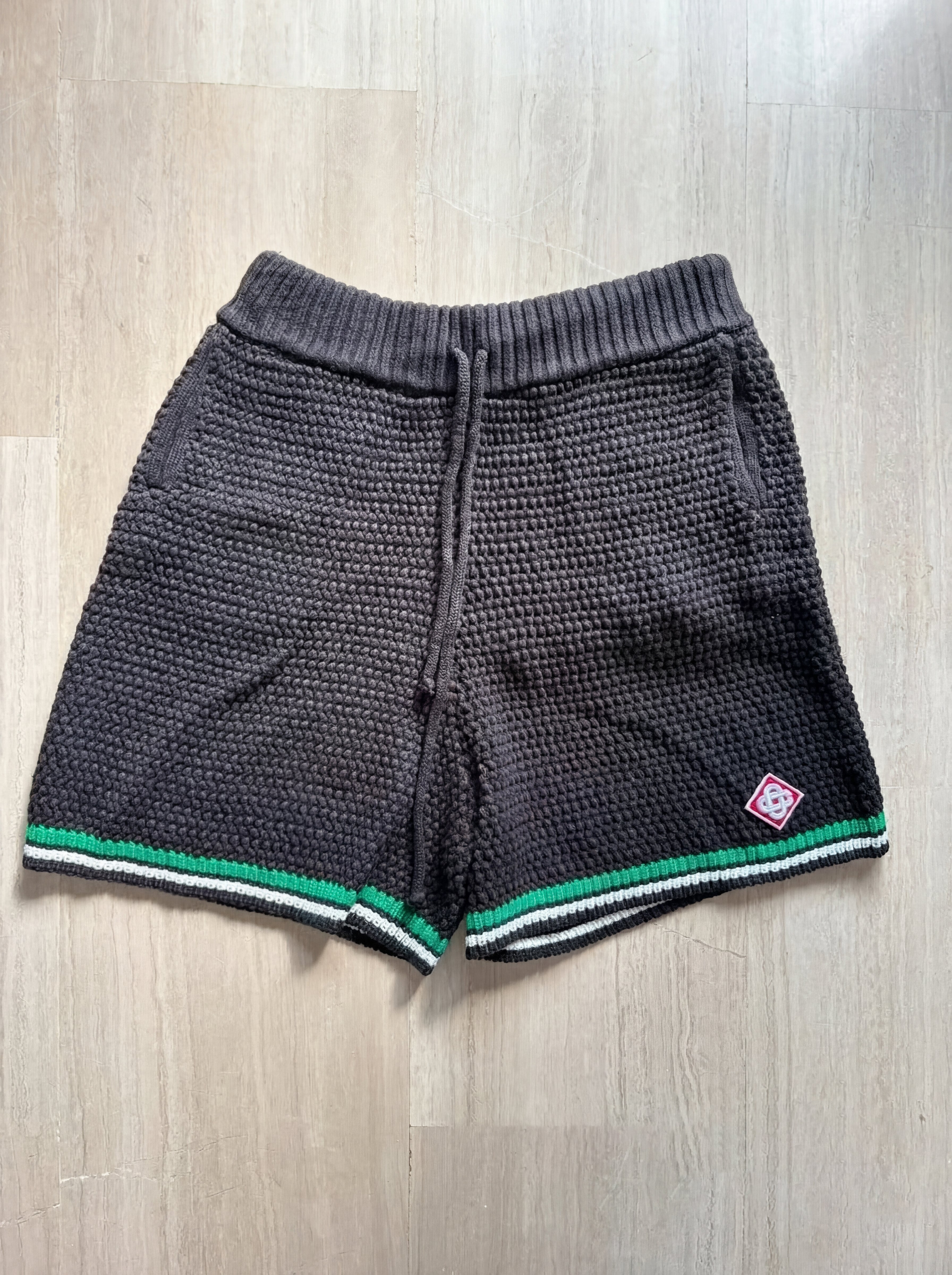 CASABLANCA TENNIS CLUB GREEN KNIT SUMMER SUIT